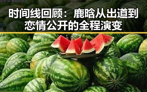 时间线回顾：鹿晗从出道到恋情公开的全程演变