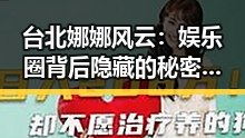 台北娜娜风云：娱乐圈背后隐藏的秘密与动荡